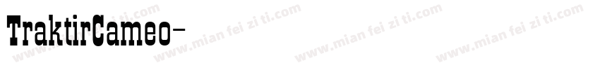 TraktirCameo字体转换