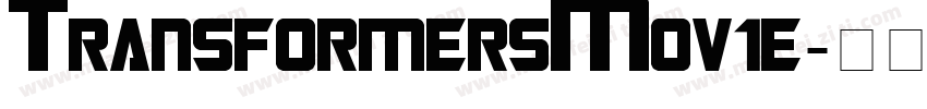 TransformersMov1e字体转换
