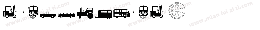 transport字体转换