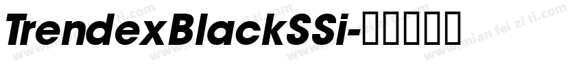 TrendexBlackSSi字体转换