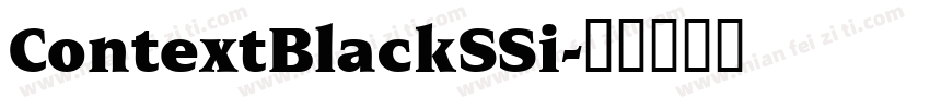 ContextBlackSSi字体转换