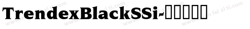 TrendexBlackSSi字体转换