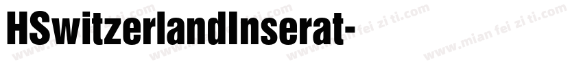 HSwitzerlandInserat字体转换