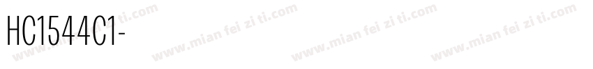 HC1544C1字体转换