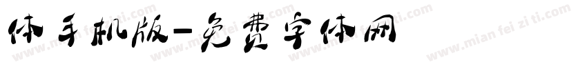 体手机版字体转换