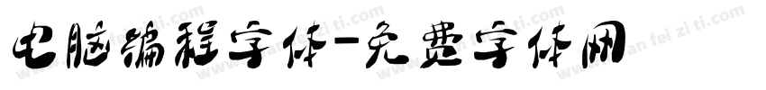电脑编程字体字体转换