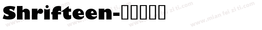 Shrifteen字体转换
