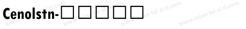 Cenolstn字体转换