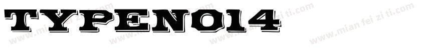 TypeNo14字体转换