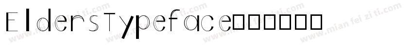 EldersTypeface字体转换