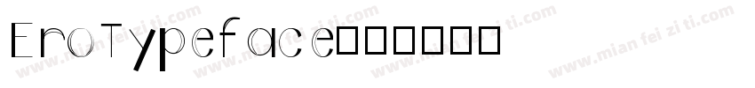 EroTypeface字体转换