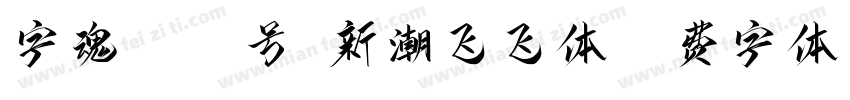 字魂4073号-新潮飞飞体字体转换