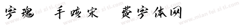 字魂52手咳宋字体转换