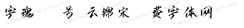字魂602号-云锦宋字体转换