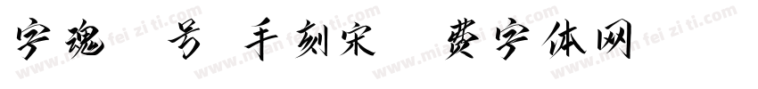 字魂62号-手刻宋字体转换