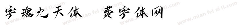 字魂九天体字体转换