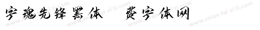 字魂先锋黑体字体转换