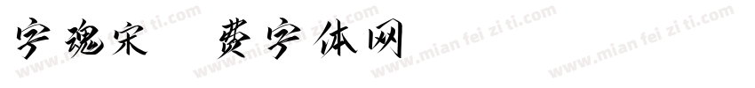 字魂宋字体转换
