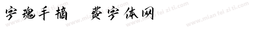 字魂手摘字体转换