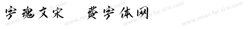 字魂文宋字体转换