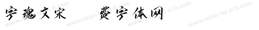 字魂文宋i字体转换