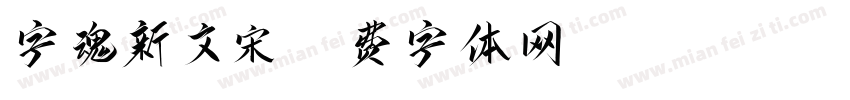 字魂新文宋字体转换