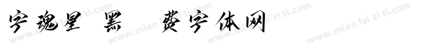 字魂星蛑黑字体转换