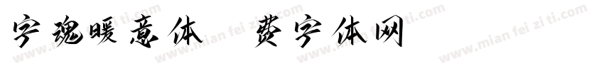 字魂暖意体字体转换