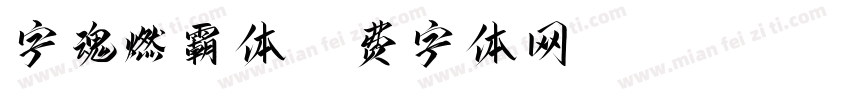 字魂燃霸体字体转换