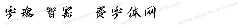 字魂睿智黑字体转换