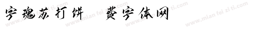字魂苏打饼字体转换