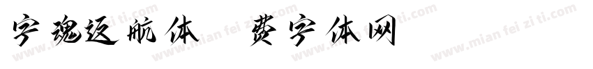 字魂返航体字体转换