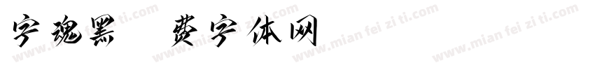 字魂黑字体转换