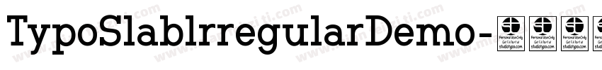 TypoSlablrregularDemo字体转换