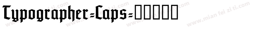 Typographer-Caps字体转换