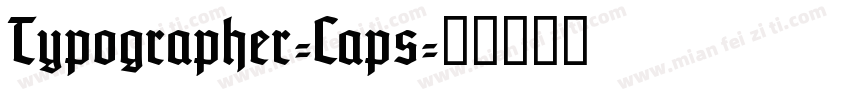 Typographer-Caps字体转换