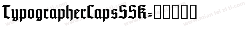 TypographerCapsSSK字体转换