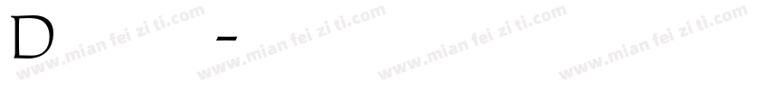 Digifcewide字体转换