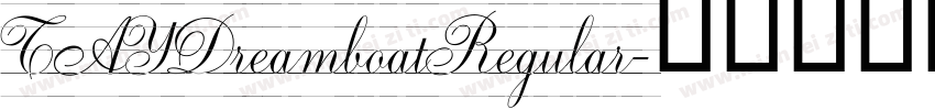 TAYDreamboatRegular字体转换