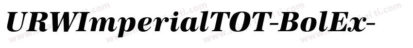 URWImperialTOT-BolEx字体转换