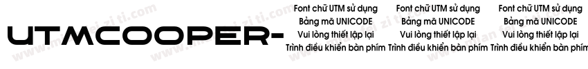 utmcooper字体转换