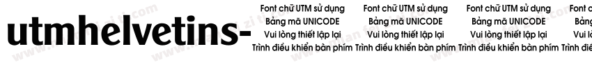 utmhelvetins字体转换