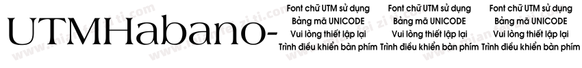 UTMHabano字体转换