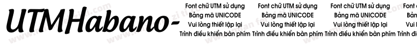 UTMHabano字体转换
