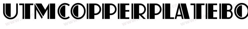 UTMCopperplateBold字体转换