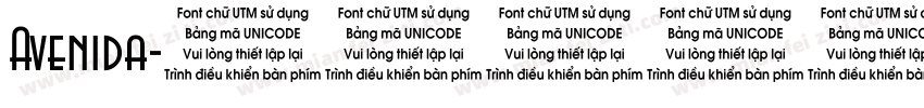 Avenida字体转换