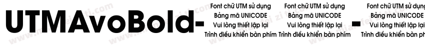 UTMAvoBold-普通字体转换