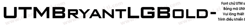 UTMBryantLGBold字体转换