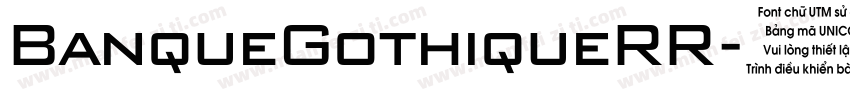 BanqueGothiqueRR字体转换