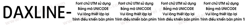 DAXLINE字体转换